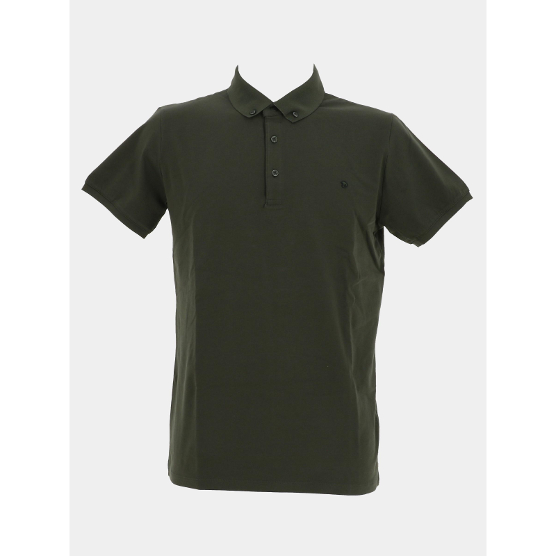 Polo stretch mc ghost kaki homme - Benson & Cherry