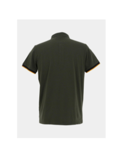 Polo stretch mc gracht kaki homme - Benson & Cherry