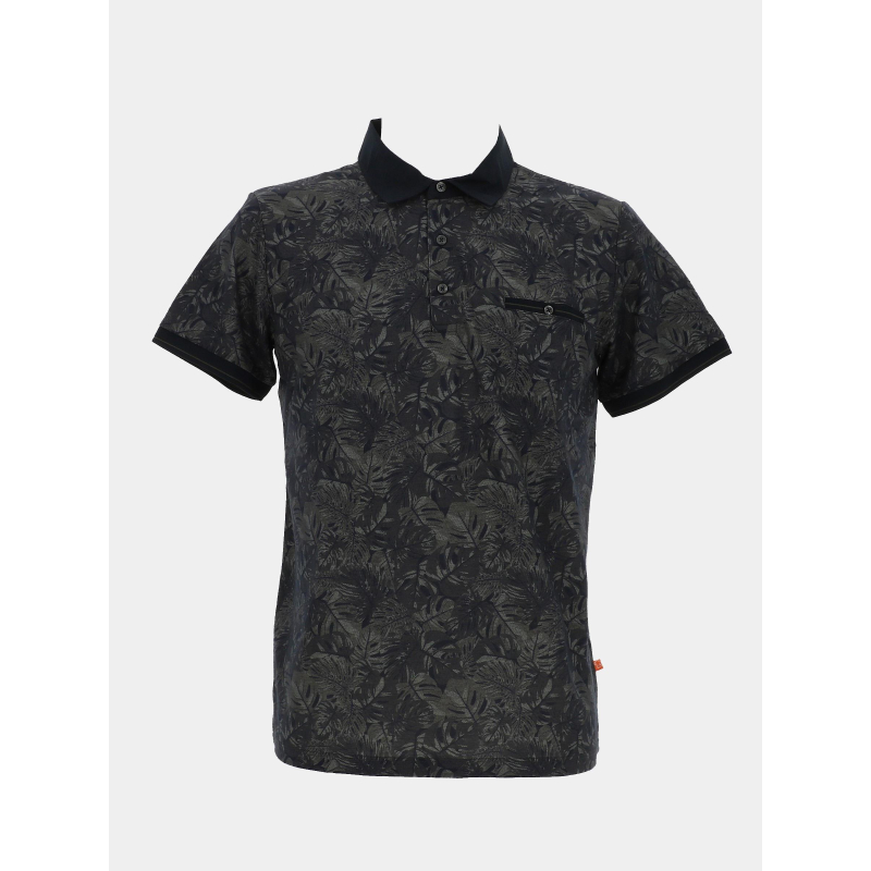 Polo à manches courtes grommet kaki homme - Benson & Cherry