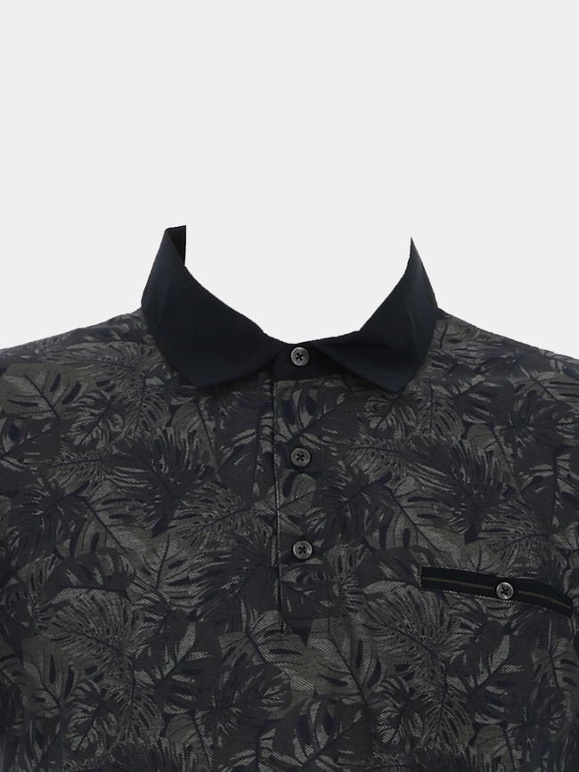 Polo à manches courtes grommet kaki homme - Benson & Cherry