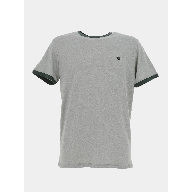 T-shirt mc tanil gris et vert homme - Benson & Cherry
