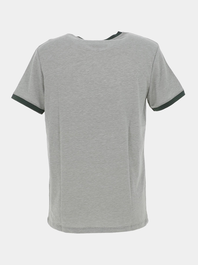 T-shirt mc tanil gris et vert homme - Benson & Cherry