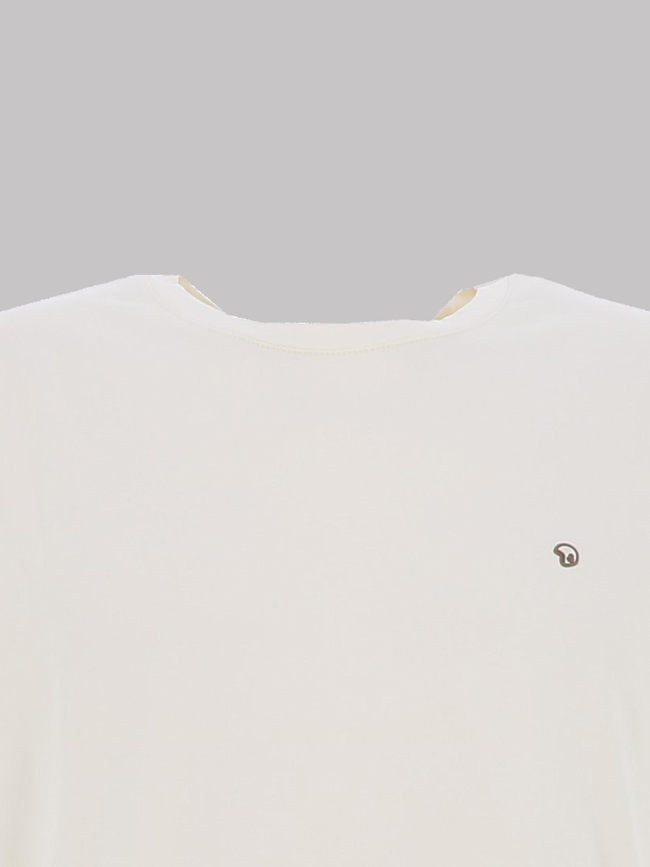 T-shirt stretch mc twist écru homme - Benson & Cherry