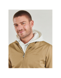 Veste mi-saison à col mao sanson 2 beige homme - Teddy Smith
