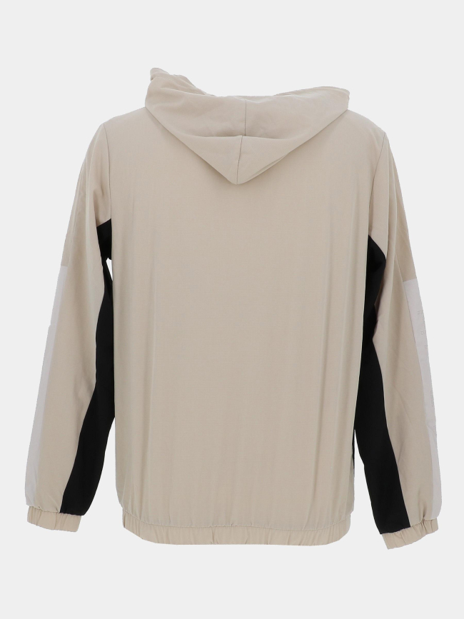 Veste sport à capuche alata beige et noir homme - Sergio Tacchini