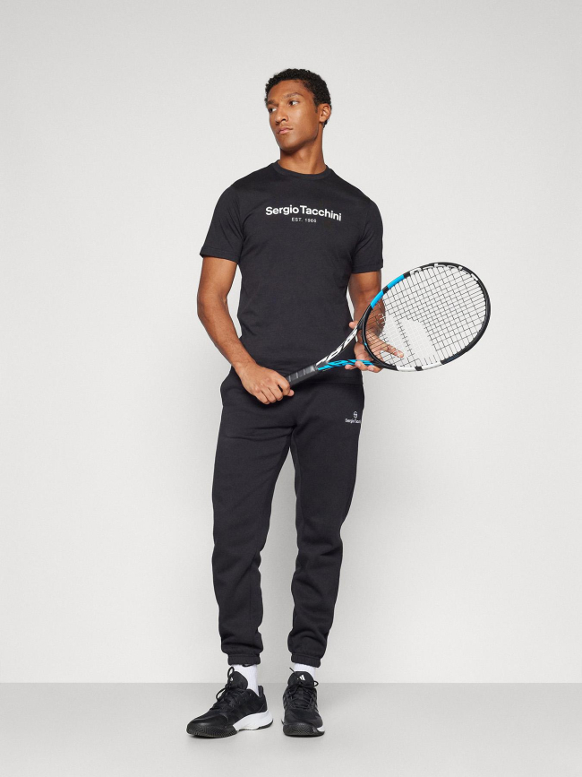 T-shirt à manches courtes goblin noir homme - Sergio Tacchini