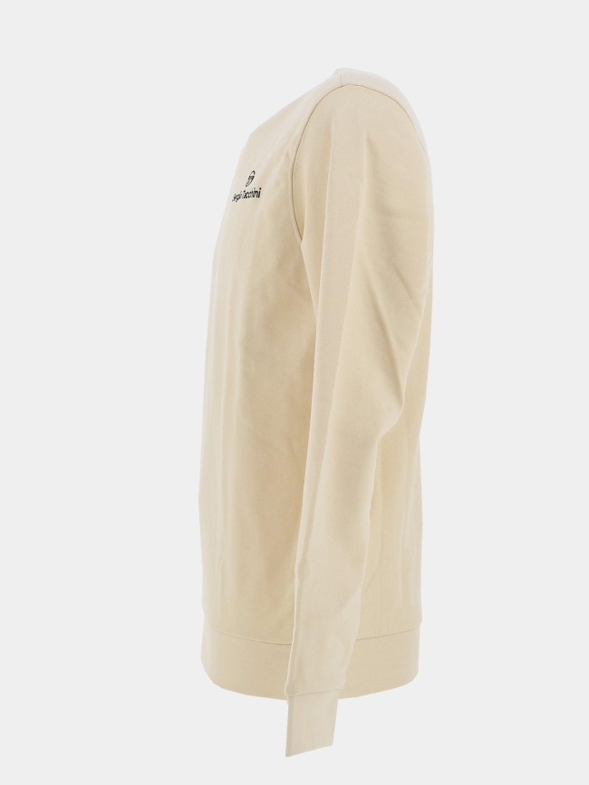 Sweat à col rond nawala écru homme - Sergio Tacchini