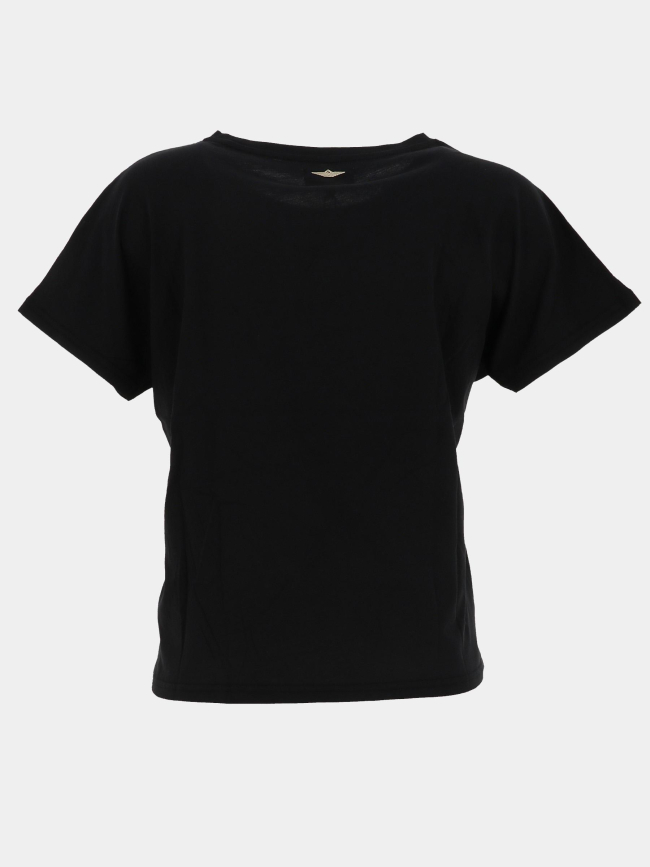 T-shirt loose gabrielle noir femme - Happy & So