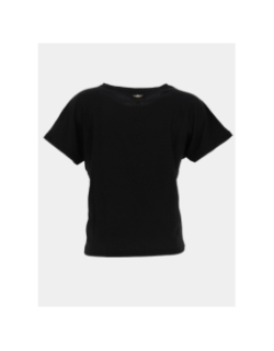 T-shirt loose gabrielle noir femme - Happy & So