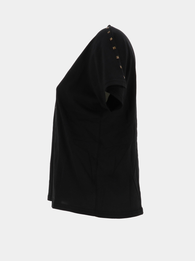 T-shirt loose gabrielle noir femme - Happy & So