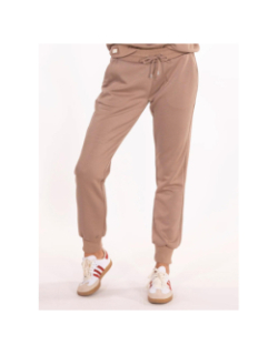 Pantalon regular fit louise marron femme - Happy & So
