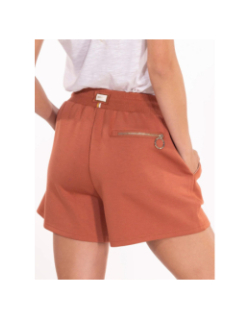 Short jogging fiona sienne ocre femme - Happy & So