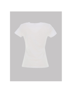 T-shirt logo à sequins blanc femme - Salsa