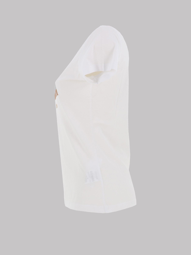 T-shirt logo à sequins blanc femme - Salsa