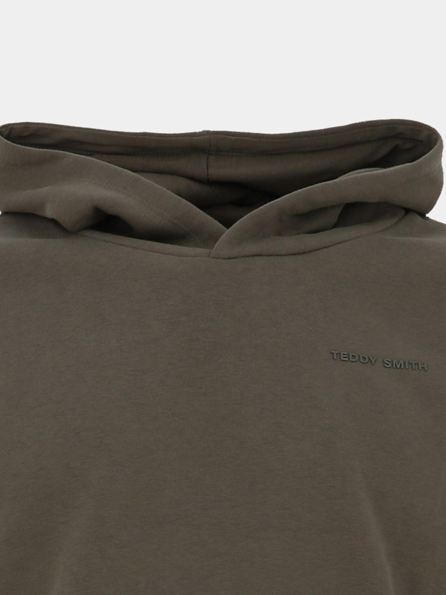 Sweat à capuche s-nark kaki garçon - Teddy Smith