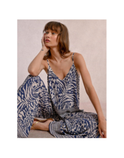 Débardeur camisole imprimés bleu femme - Molly Bracken
