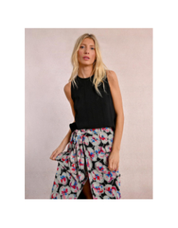 Débardeur uni noir femme - Molly Bracken