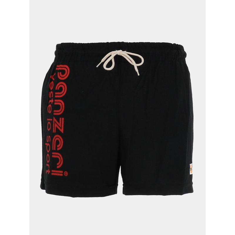 Short uni a noir et rouge adulte - Panzeri
