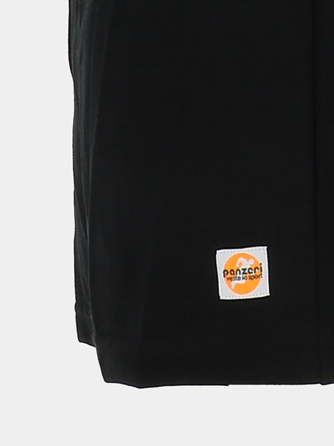 Short uni a noir et rouge adulte - Panzeri