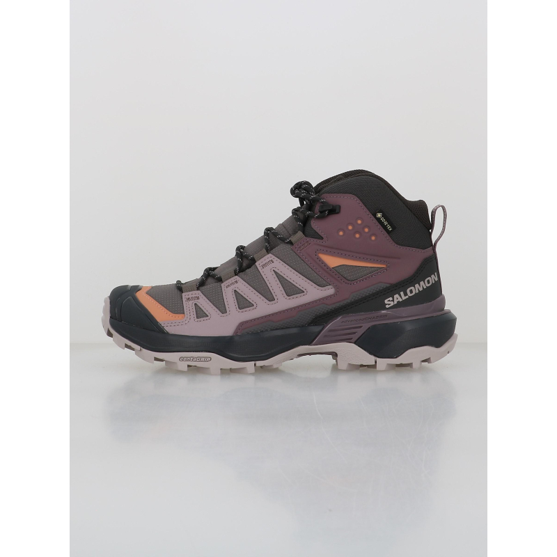 Chaussures de randonnée x ultra 360 mid gtx violet femme - Salomon