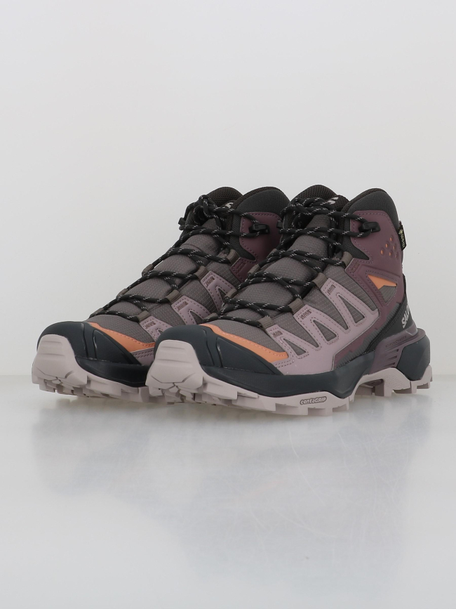 Chaussures de randonnée x ultra 360 mid gtx violet femme - Salomon