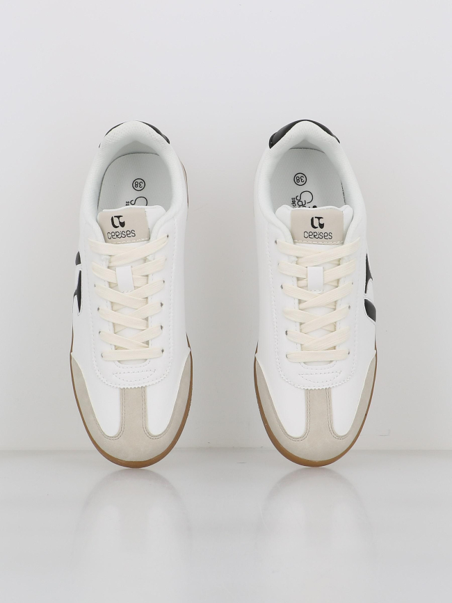 Baskets palma blanc femme - Le Temps Des Cerises