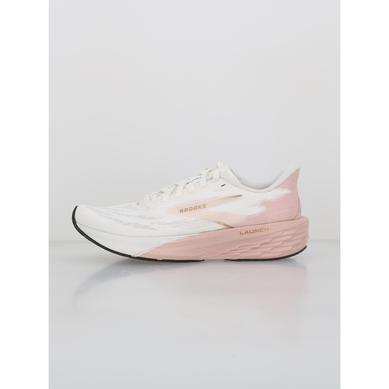 Chaussures de running launch 11 rose blanc femme - Brooks