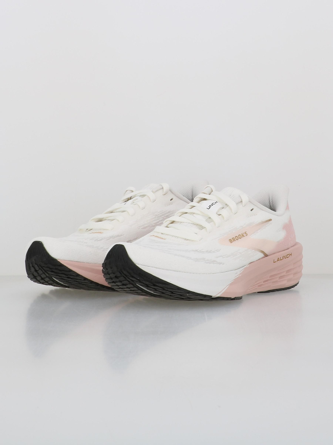 Chaussures de running launch 11 rose blanc femme - Brooks