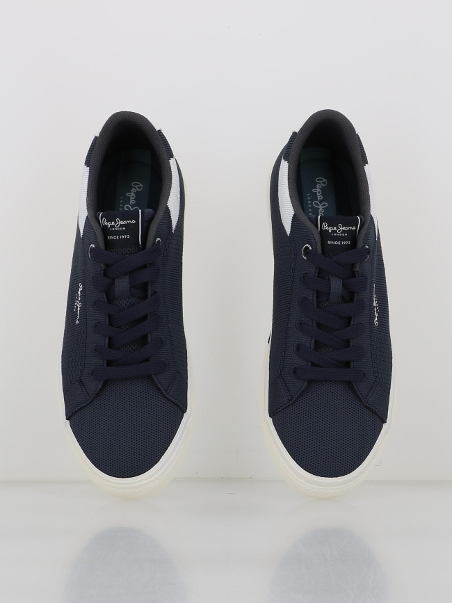 Baskets en toile kenton bleu marine homme - Pepe Jeans