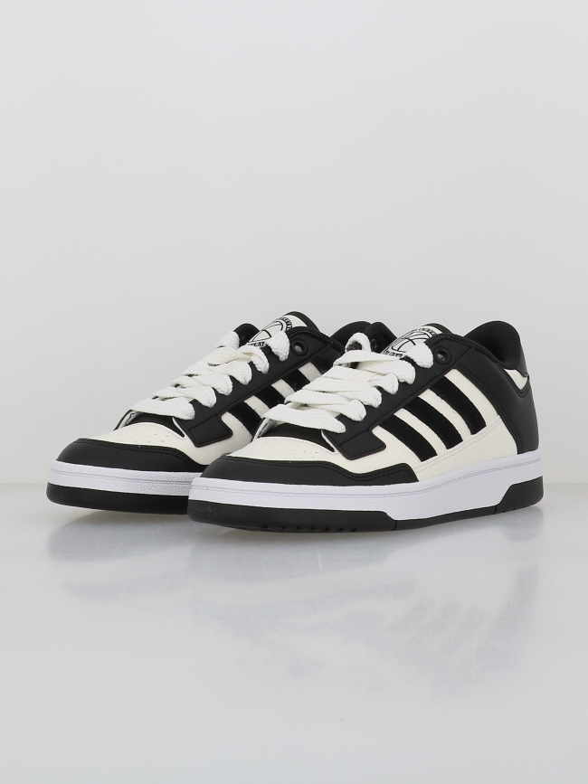 Baskets rapid court low j noir blanc enfant - Adidas