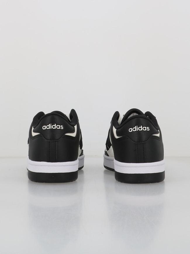 Baskets rapid court low j noir blanc enfant - Adidas