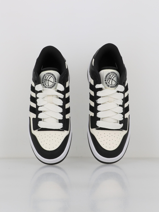 Baskets rapid court low j noir blanc enfant - Adidas