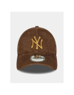 Casquette 9forty NY yankees two tone cord marron - New Era