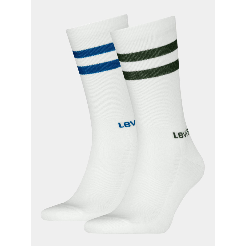 Pack de 2 paires de chaussettes regular cut blanc adulte - Levi's