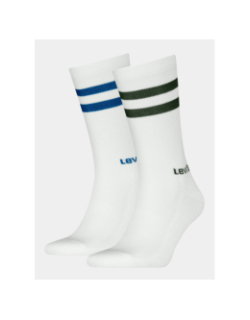 Pack de 2 paires de chaussettes regular cut blanc adulte - Levi's