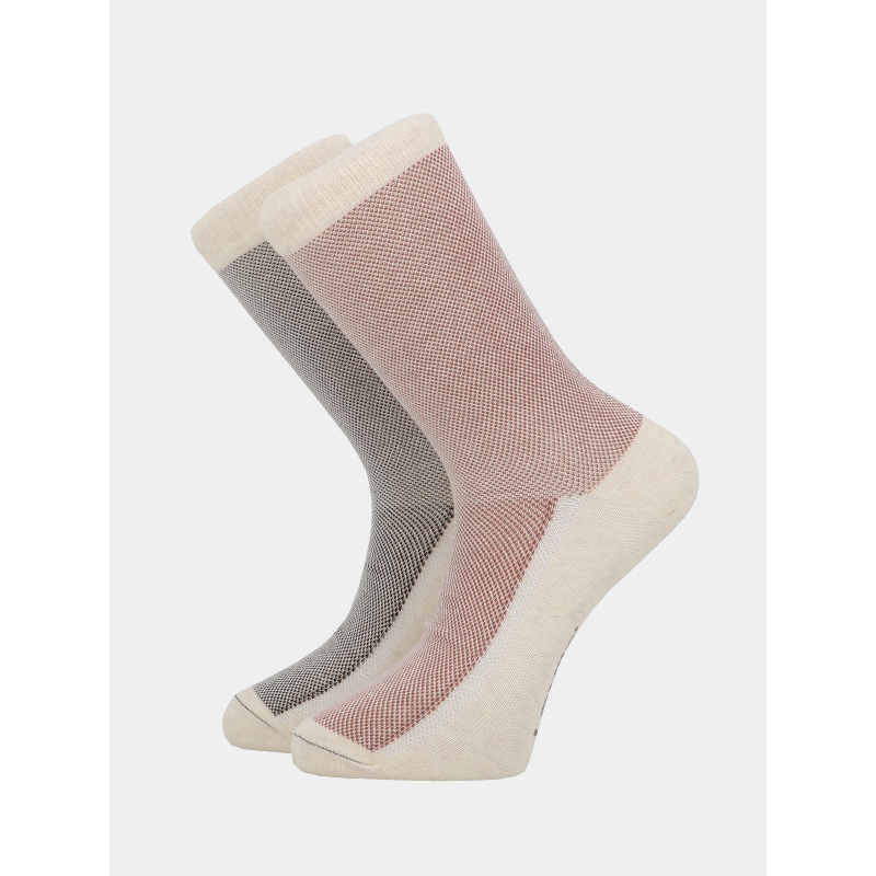 Pack de 2 paires de chaussettes hautes écru adulte - Levi's
