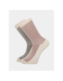 Pack de 2 paires de chaussettes hautes écru adulte - Levi's