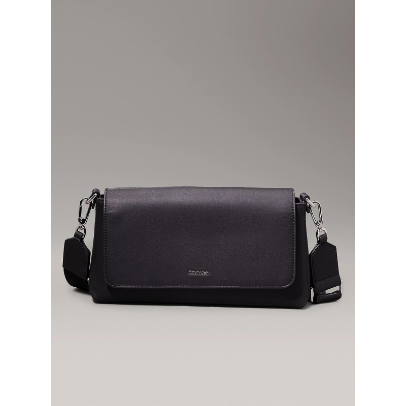 Sac bandoulière modulable noir femme - Calvin Klein