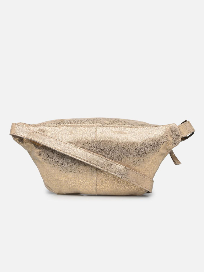 Sac banane pcdaino brillant or et bronze femme - Pieces