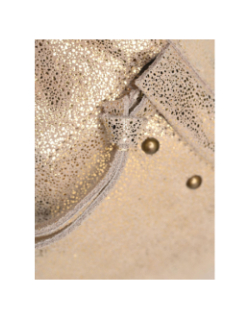 Sac banane pcdaino brillant or et bronze femme - Pieces