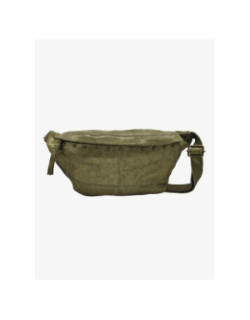 Sac banane pcdaino brillant doré et vert femme - Pieces