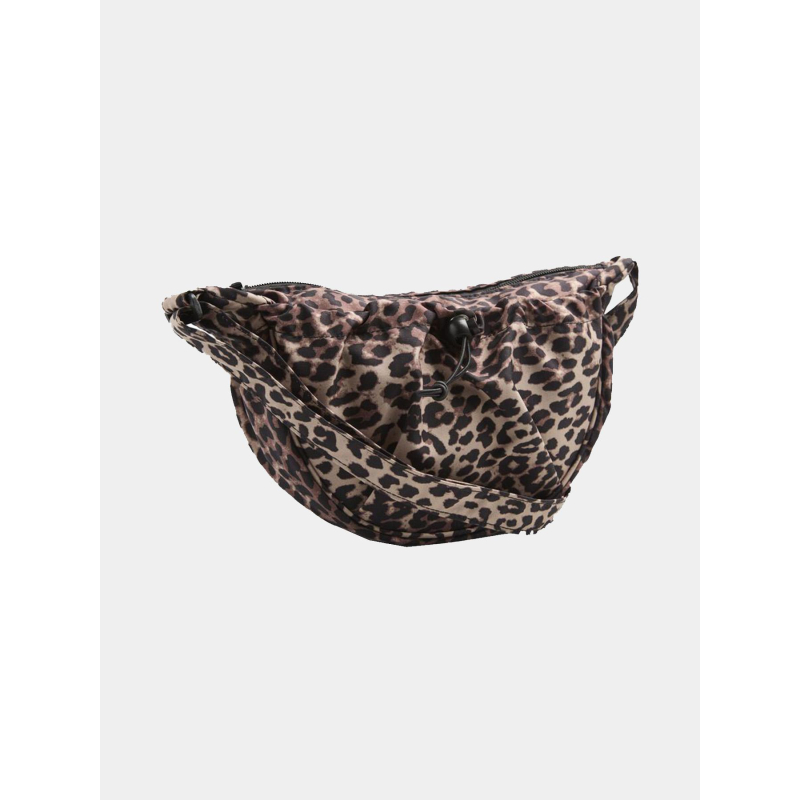 Sac banane à motif léopard pcsonaja marron femme - Pieces