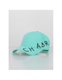 Casquette à logo latéral vert homme - Chabrand