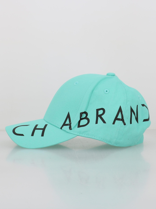 Casquette à logo latéral vert homme - Chabrand