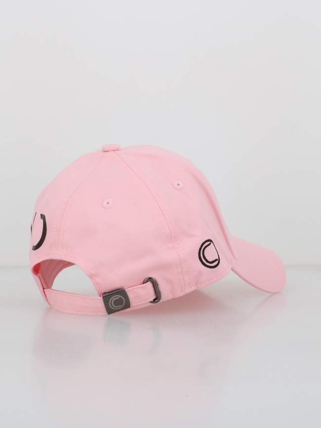 Casquette à logo latéral rose homme - Chabrand