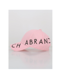 Casquette à logo latéral rose homme - Chabrand