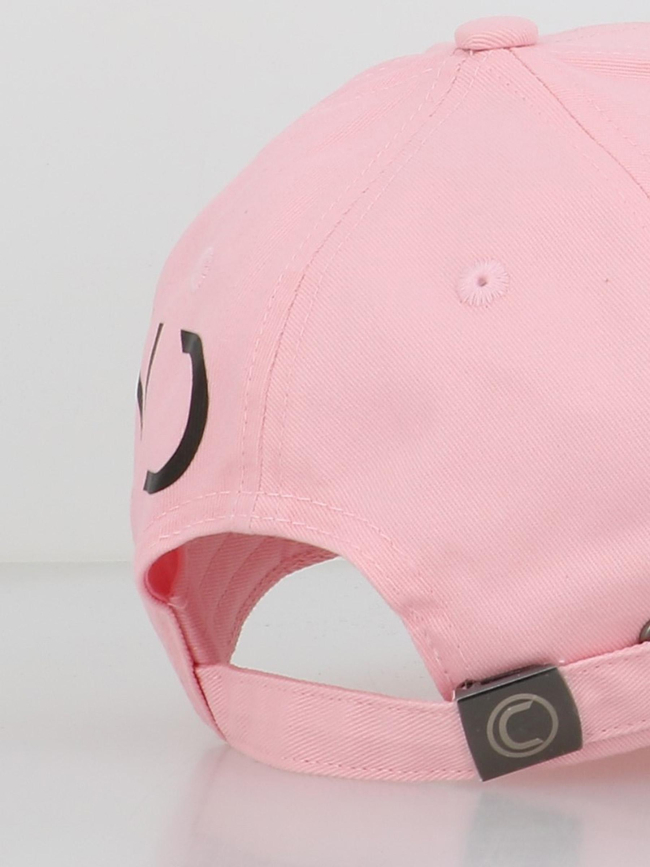 Casquette à logo latéral rose homme - Chabrand