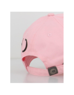Casquette à logo latéral rose homme - Chabrand