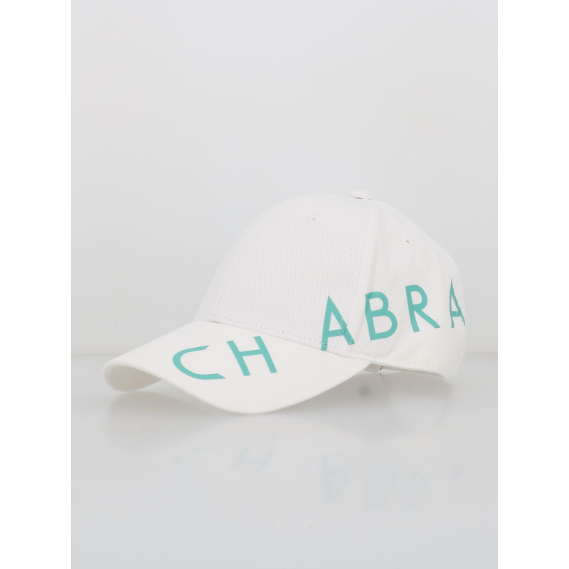Casquette à logo latéral blanc homme - Chabrand