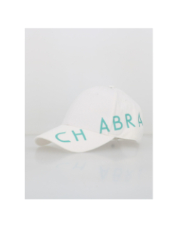 Casquette à logo latéral blanc homme - Chabrand